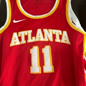 Red Atlanta Basketball Jersey